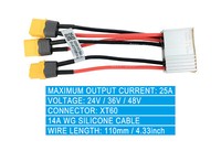 E-Bike Dual-Battery Connection Adapter Switcher Modul ErhöHen Aluminiumlegierung
