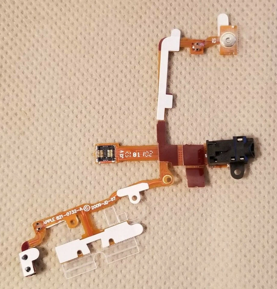 Nuevo Apple OEM Auriculares Conector Botones Cable Flexible IPHONE 3G 3GS A1241 A1324 A1303 Foto 2 de 4