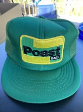 Vintage POAST BASF Snapback Trucker Cap Hat Patch Made In USA
