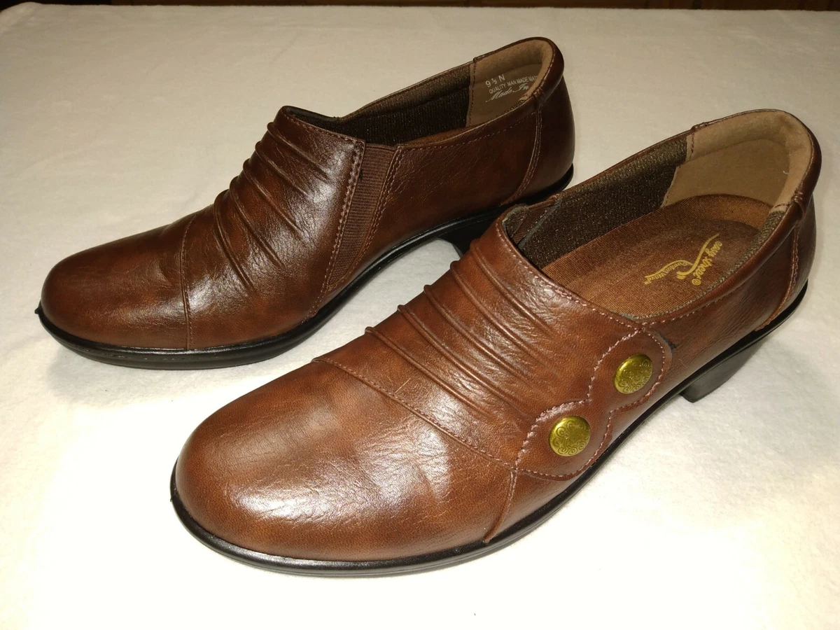 Chaussures femme Easy Street Comfort Wave marron taille 9 1 2 N talons 2 pouc
