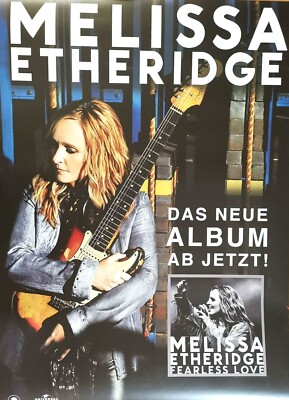 MELISSA ETHERIDGE 2010 PROMO - orig. Concert Poster - Konzert Plakat - DIN A1