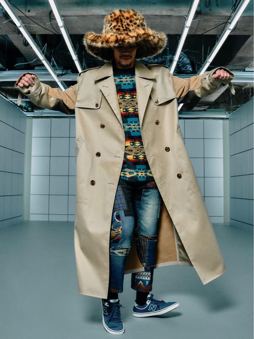 JUNYA WATANABE Men's Coat Jamiroquai Collaboration Designer JUNYA WATANABE Men's Coat Jamiroquai Collaboration Designer