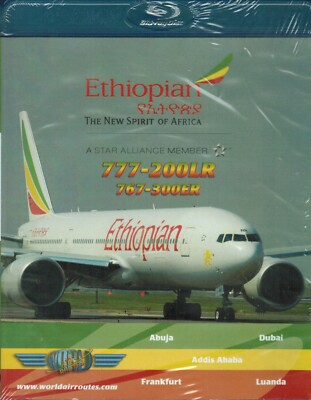 Ethiopian Airlines 777-200LR 767-300ER Cockpit Blu-ray disc
