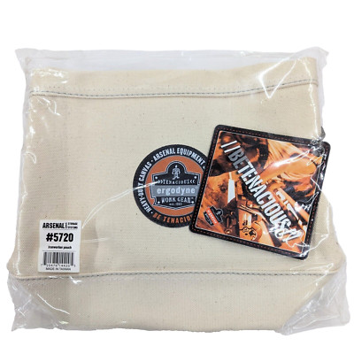 Ironworker 10'' Heavy Duty Canvas Bolt & Nut Bag Arsenal Equip. Ergodyne #5720