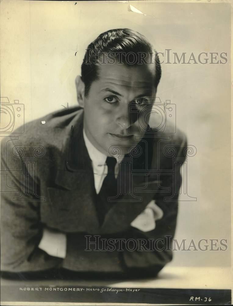 1940 Press Photo Actor Robert Montgomery - lrx17908 | eBay