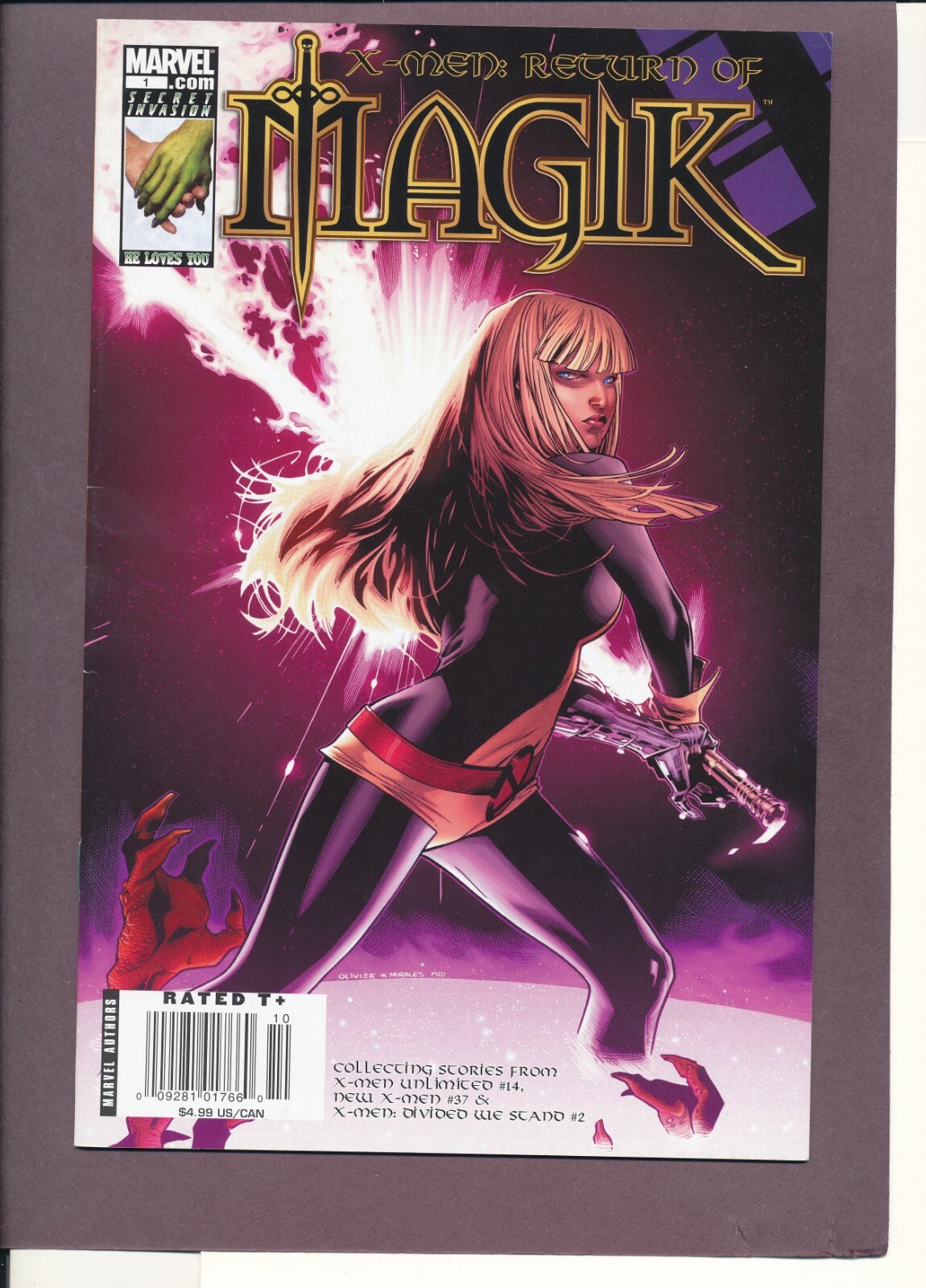 X-men Return of Magik 1 Newsstand Variant NM/NM- 9.4/9.2 2008 | eBay