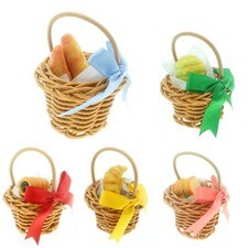 Blind Box 1:6 Dollhouse Miniature Basket Squishy Bread Loaf  1 Random Figure