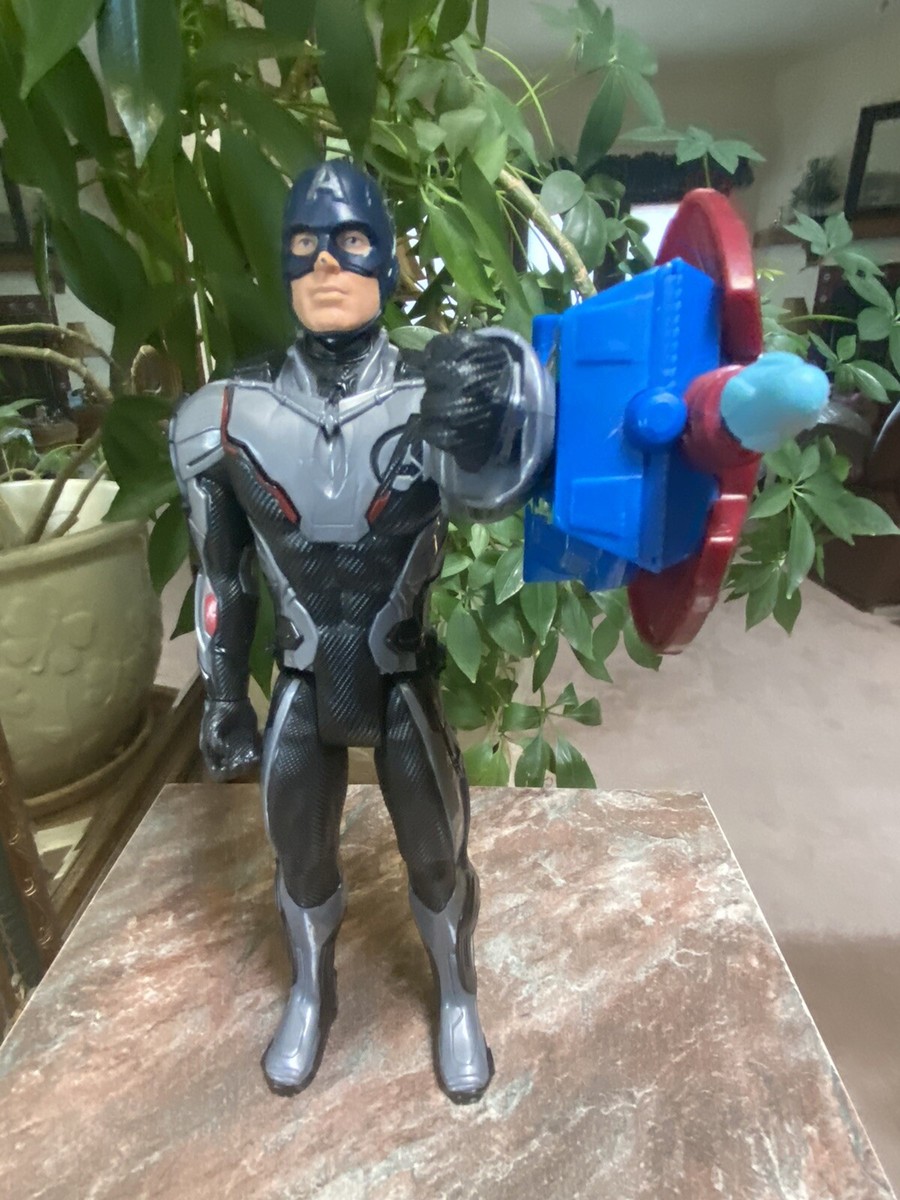 Marvel Avengers Titan Hero Series Power FX Captain America Action  w/launcher 12