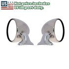 Fit 1970–1978 American Motors Gremlin AMC Gremlin Chrome Door Fender Mirror Pair