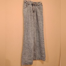 vintage blue jeans women wide leg vintage pants size small