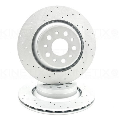 PAAR KREUZGELOCHTE BREMSSCHEIBEN HINTEN FÜR MASERATI LEVANTE 3.8 GTS Q4 (M161) 330mm