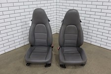 97-04 Porsche Boxster 986 911 Oem Gray Leather Seats Leftright 65k Miles