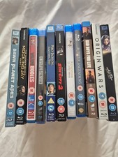 Blu-ray Movie Bundle 11 Piece Set Action-packed Movies