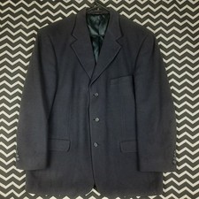 Brooks Brothers 346 Mens Navy Blue 100 Camel Hair Jacket Blazer Sport Coat 46