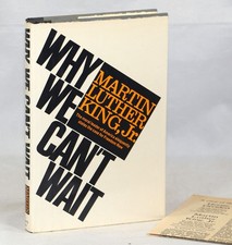Martin Luther King Jr. / Why We Can't Wait 1st Edition 1964
