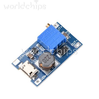10PCS 2A Booster Board DC-DC Step up MT3608 Module 2~24V to 5~28V Replace XL6009