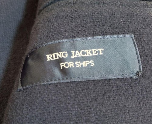 Ring Jacket Tailored Jacket Navy Size 48 from japan used pre-owned man ladies 9F - Picture 13 of 15