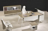 EckbüRotisch ArbeitszimmermöBel Weiß KomplettbüRo BüRo 3Tlg Holz Set