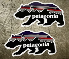 PATAGONIA STICKER XL 7” Bear Decal Park Camping North face Shimano Surf Snow