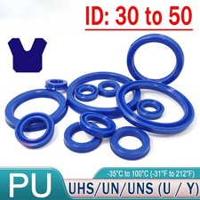 Oil Seal Rings UN/UNS/UHS PU U-cup Piston Hydraulic Rod Height 5-12mm Universal