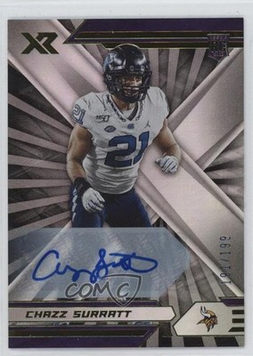 2021 Panini XR Rookies Auto /199 Chazz Surratt #157 Rookie Auto RC 0x0k