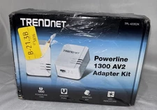 TRENDnet TPL-422E2K Powerline 1300 AV2 Adapter Kit, Includes 2x TPL-422E-SEALED!