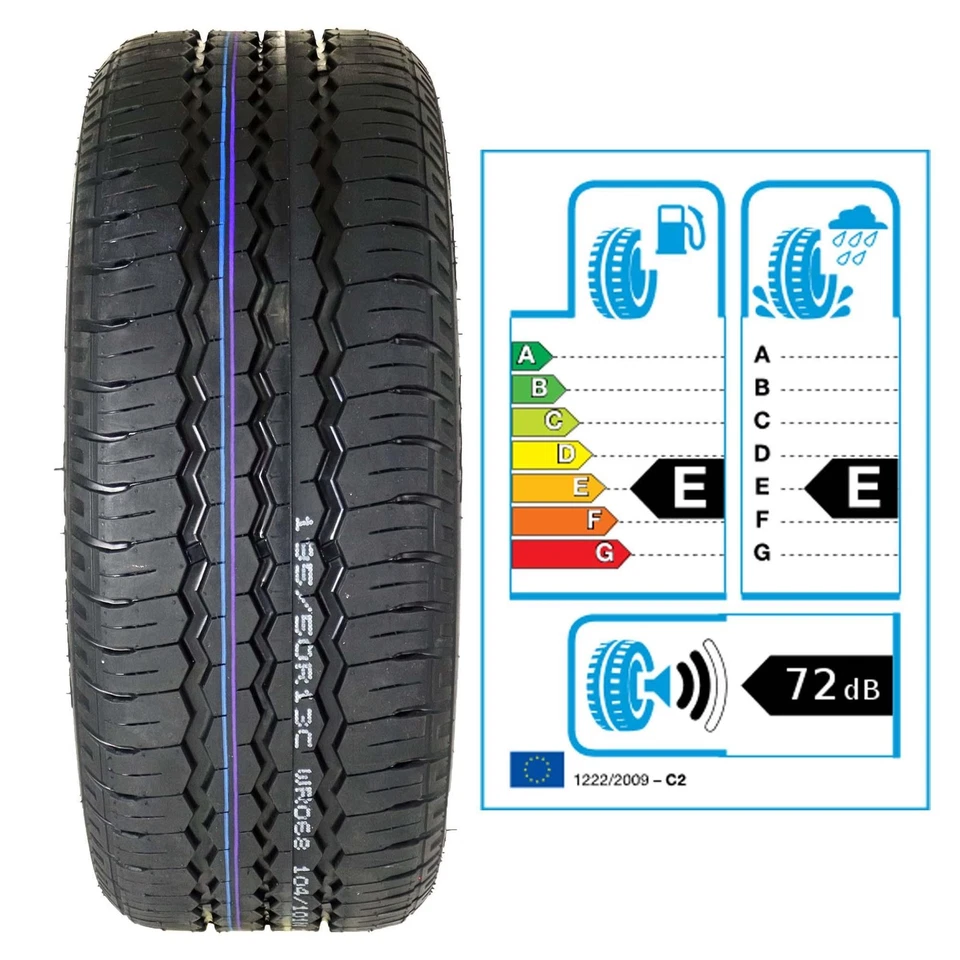 2x Komplettrad Anhänger 195/50R13 C 104/101N M+S Reifen Felge 5x112 6Jx13 ET30 - Bild 2 von 4