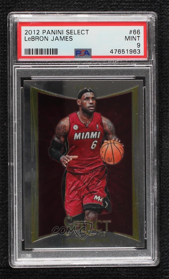 2012-13 Panini Select LeBron James #66 PSA 9 MINT 2l4