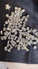 Mixed Silver Spacer Beads 350 PCS Metal Beads for Bracelet Necklace Jewelry DIY