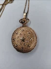 Antique 1871 WALTHAM Hunter Case Pendant Watch - ESSEX 14K STANDARD   Fancy Dial