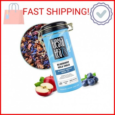 Tiesta Tea Blueberry Wild Child, Loose Leaf, Blueberry Hibiscus Herbal Tea, Prem