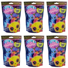 Littlest Pet Shop Series 1 Black Light Pets - Lot of 6 Sealed Blind Bags