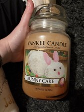 Yankee Candle Bunny Cake Large Jar 623g Collector’s Edition Rare