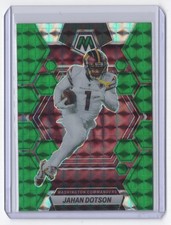 2023 Panini Mosaic Green Prizm Jahan Dotson Washington Commanders #245