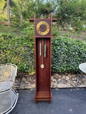 Mid-Century Modern Grandfather Clock – Urgos UW 7/30 Movement (ca