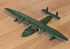DINKY MECCANO TOYS DIECAST MODEL FLYING BOAT 60w MILITARY GREEN PLANE