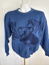 Vintage Hysport Austrailia Downunder Size 16 Pullover Long Sleeve Sweater Wool