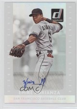 2015 Panini Donruss Signature Series Ehire Adrianza #62 Auto 0af