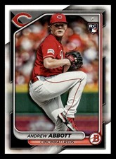 Andrew Abbott 2024 Bowman #70 Cincinnati Reds ROOKIE BUY10GET5FREE