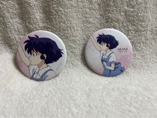 Ranma 1/2 Trading Washi Can Badge Akane 2-Piece set Animate Limited