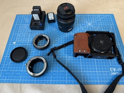 Sony NEX-7 Mirrorless Camera Black, 24.3MP with Batteries, Lens And Cage