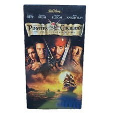 Pirates of the Caribbean The Curse of the Black Pearl VHS 2003 Walt Disney