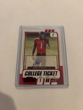 James Wiggins College Ticket Auto Rookie 2021 Panini Contenders Draft Picks #307