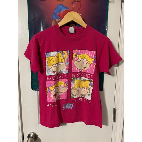 Rugrats Angelica T-Shirt 90s Cartoon Character Graphic Tee Kids youth large