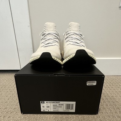 adidas Futurecraft 4D Crystal White Chalk Q46229 Size 9.5