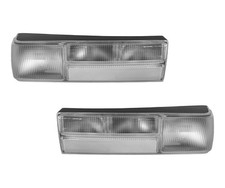 1983-1993 Mustang Lx Clear Complete Taillights W Housings Lh Rh Pair 1983-1993 Mustang Lx Clear Complete Taillights W Housings Lh Rh Pair