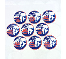 BILL HICKS FAN CLUB STICKERS 9 IN TOTAL