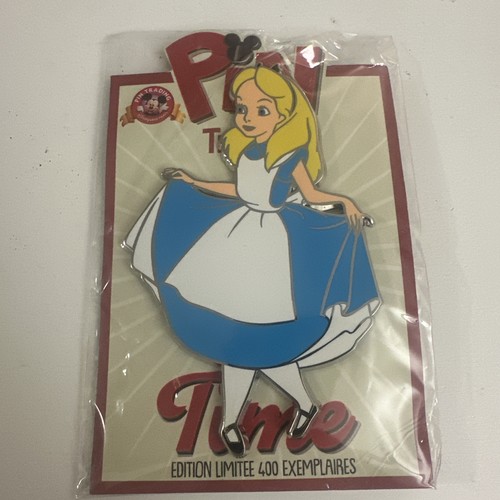 DLRP DLP Disney Paris Pin Trading Time Alice in Wonderland Pin Set LE 400 AUTH - Picture 2 of 4