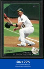 Jason Giambi 2009 Topps Updates & Highlights #UH170 Black Border #/58 BD3