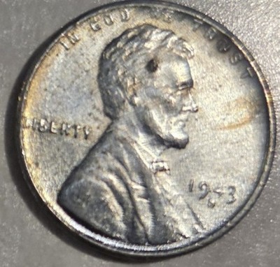 1943 S Lincoln Steel Wheat Cent / Penny  AVE CIRCULATED